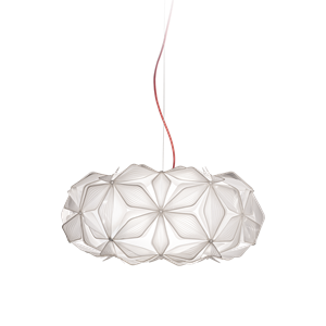 SLAMP C'Est La Vie Hanglamp Medium Wit/ Rood