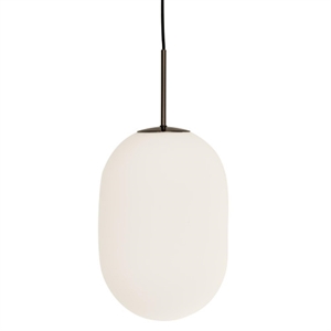 Watt & Veke Noor Hanglamp Groot Opaal/ Zwart