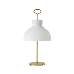 TATO Arenzano Table Lamp White & Brass