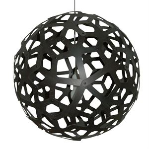 David Trubridge Coral Ø100 Zwart Hanglamp