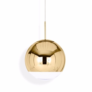 Tom Dixon Mirror Ball Hanglamp Goud Middelgroot LED