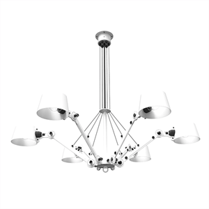 Tonone Bolt Chandelier Pendant White