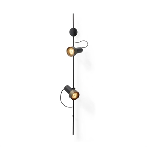 Trizo 21 2Thirty-WV2 Honingraat Wandlamp Zwart/ Brons Ring