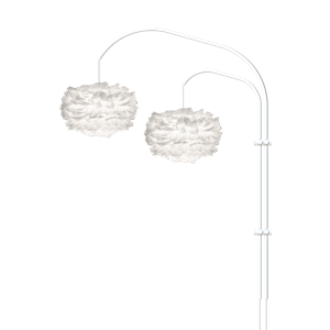 Umage Eos Willow Dubbele Wandlamp Mini Wit met Ophanging in Wit