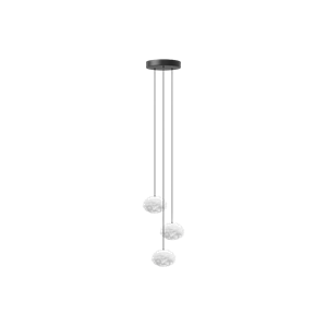 Umage Eos Hanglamp met Rozet en Cluster 3 Mini Nano Wit