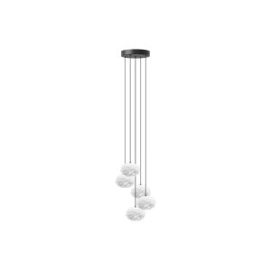 Umage Eos Hanglamp met Rozet en Cluster 5 Mini Nano Wit