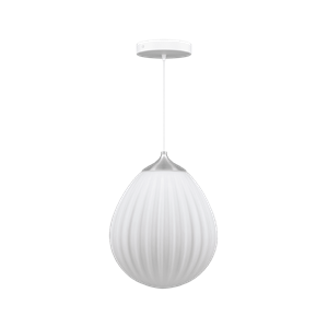 Umage Around The World Hanglamp Medium Staal/ Wit