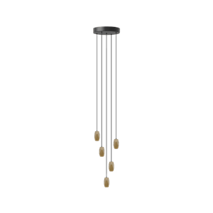 Umage Brighter Days Hexa Hanglamp met Cluster 5 van Messing