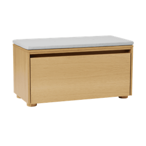 Umage Hideaway gefineerde kast met deur en plank eiken/sterling
