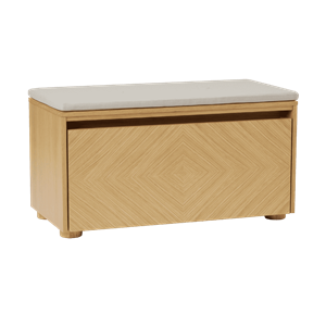 Umage Hideaway Grid kast met deur en plank eiken/wit Zand