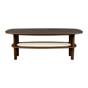 Umage Together Strakke Rechthoekige Salontafel Laag Donker Eikenhout