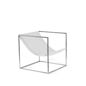 Valerie Object Solo Seat Fauteuil Roestvrij Staal/ Wit