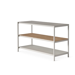 Vipp 741 Openluchtkeukenmodule Groot Aluminium/Teak