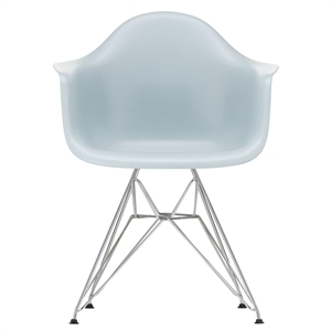 Vitra Eames Kunststof DAR Eetkamerstoel RE Ice/Chroom