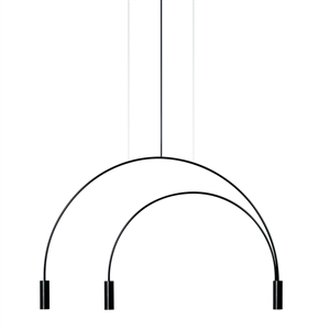 Estiluz Volta Hanglamp Zwart 3 Lichtbronnen