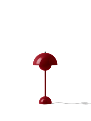 &Tradition Flowerpot VP3 Tafellamp Vermiljoen Rood